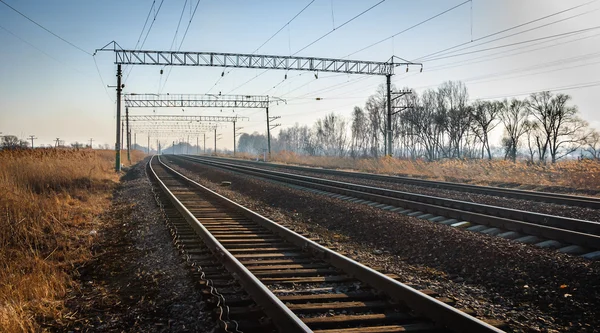 Ferrocarriles — Foto de Stock