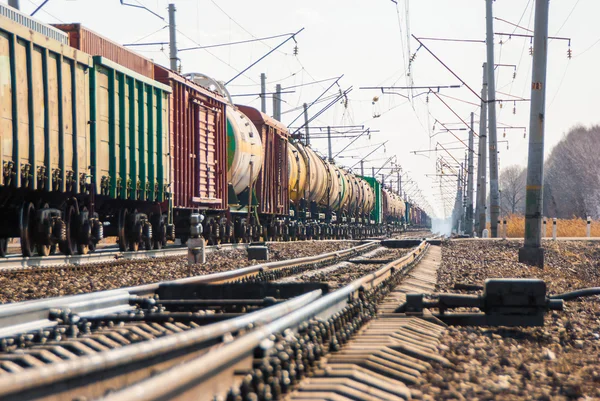 Viejos vagones ferroviarios — Foto de Stock