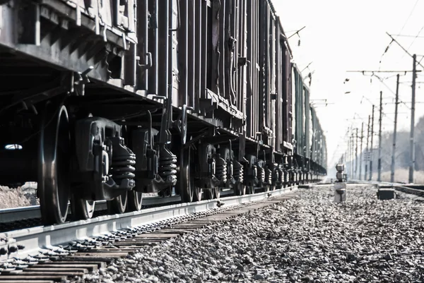 Старий залізничних вагонів — стокове фото