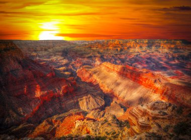 Büyük Kanyon, Arizona'nın ünlü görünümü
