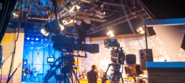TV kamerası kayıt ve canlı stüdyo