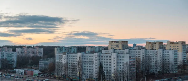 Zima Sníh Minsk Výšky — Stock fotografie