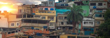  Rio de Janeiro 'daki Rosinha kenar mahalleleri. Brezilya