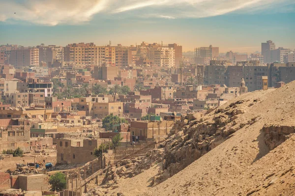 view of buildings in the city of Cairo. Egypt.
