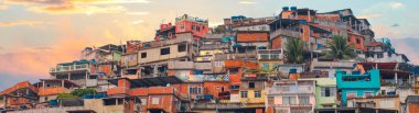  Rio de Janeiro 'daki Rosinha kenar mahalleleri. Brezilya
