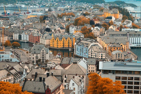 Stadt Aalesund — Stockfoto