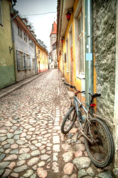 유럽 도시의 오래 된 거리. — 스톡 사진