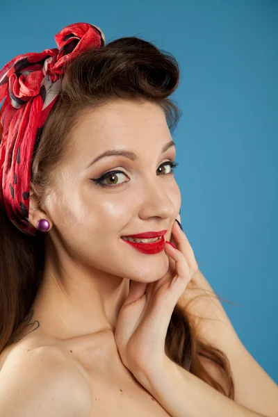 Pin-up-Mädchen. — Stockfoto