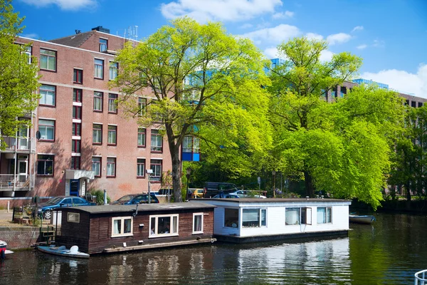 Yaz aylarında güzel Avrupa başkenti Amsterdam.