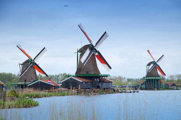 mill in Zaanse Schans.