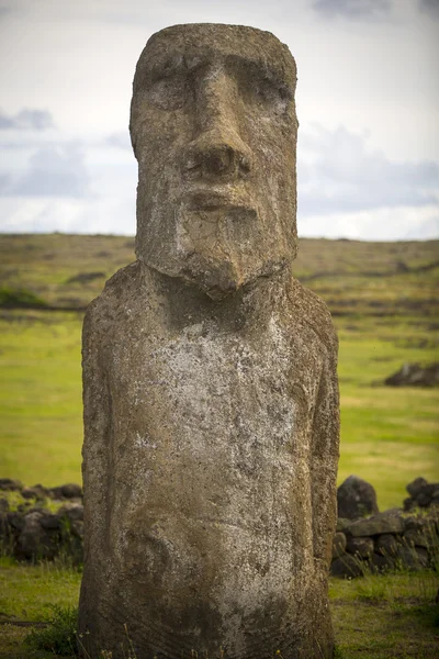 Moais ad Ahu Tongariki — Foto Stock