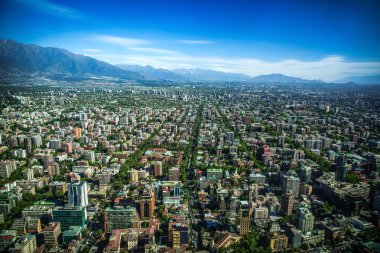 Santiago panoramik manzaralı