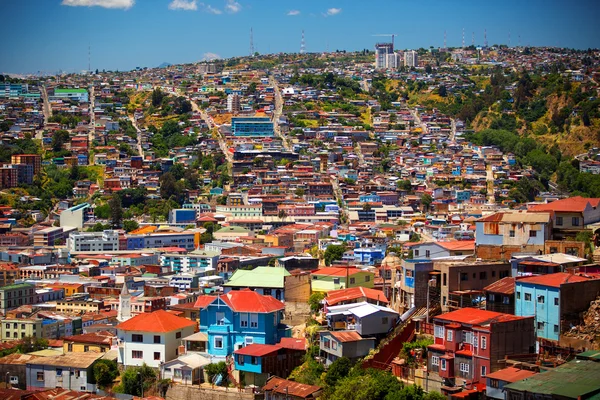 Werelderfgoedstad van Valparaíso, Chili Stockfoto
