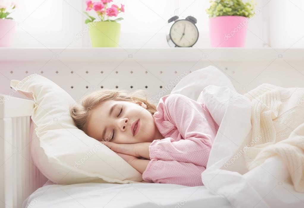 child girl sleeping