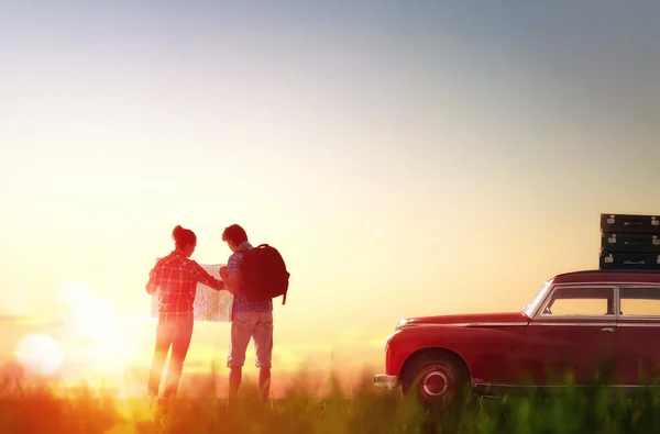 Enjoying road trip — Stock Photo, Image