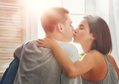 Birbirine aşık çift