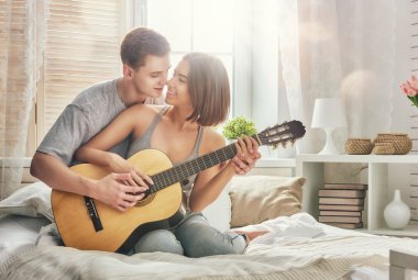 Birbirine aşık çift