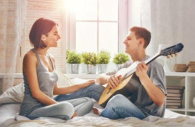 Birbirine aşık çift