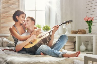 Birbirine aşık çift