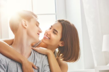 Birbirine aşık çift