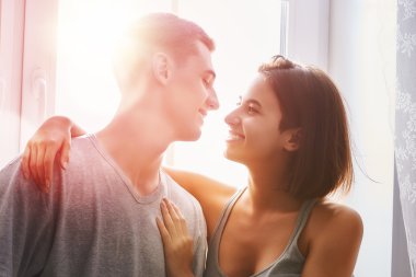 Birbirine aşık çift