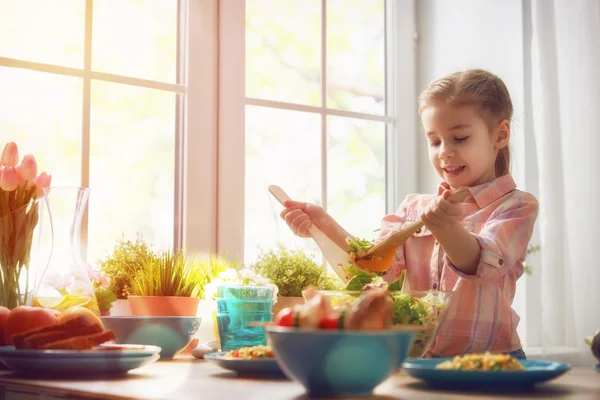 Comida saludable en casa — Foto de Stock