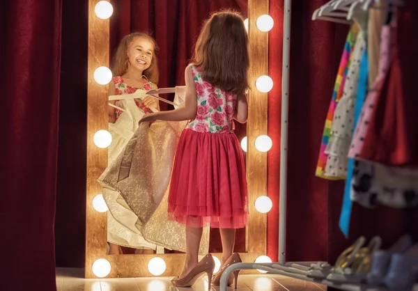 Cute little fashionista — Stock Photo, Image