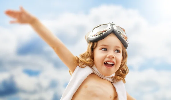 Airplane pilot — Stock Photo, Image