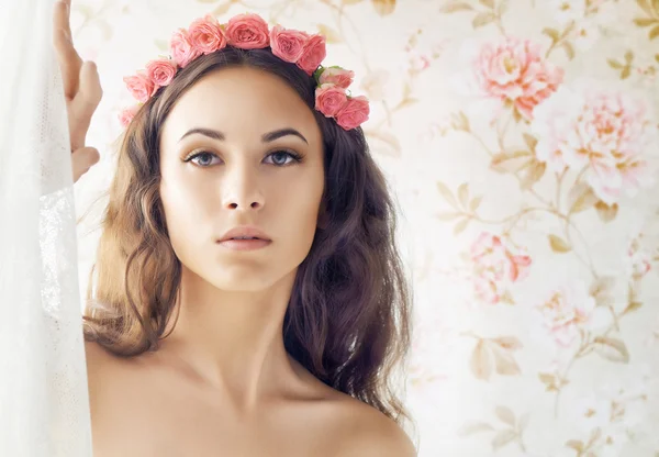 Flower girl — Stock Photo, Image