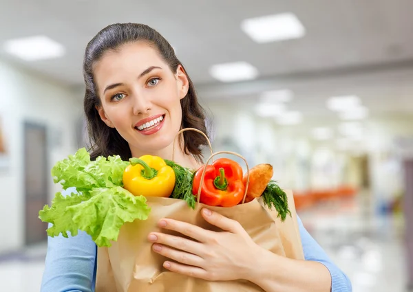 In de supermarkt — Stockfoto