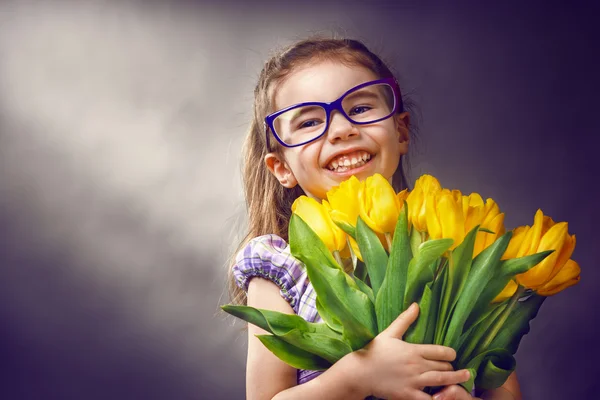 Menina flor — Fotografia de Stock