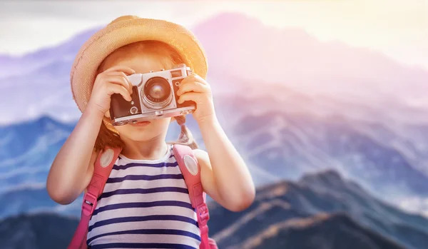 Malý cestovatel — Stock fotografie