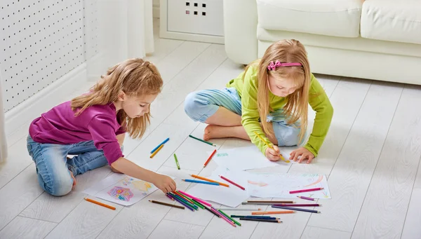 Drawing children — Stock Photo, Image