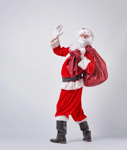 Divertido santa claus — Foto de Stock