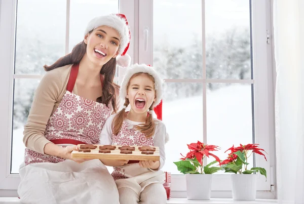Koken Kerst koekjes — Stockfoto