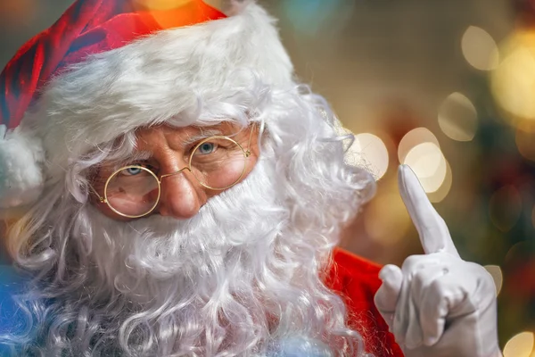 Divertido santa claus — Foto de Stock