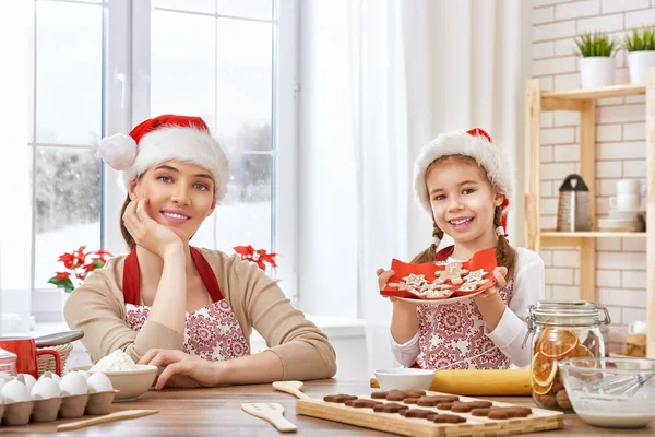 Cocinar galletas de Navidad — Foto de Stock