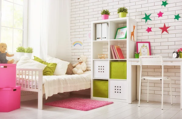 Slaapkamer voor kind meisje — Stockfoto