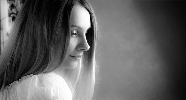 Girl close up portrait — Stock Photo, Image