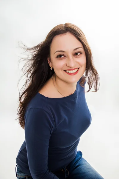 Portrait of the laughing woman — Stock Photo, Image