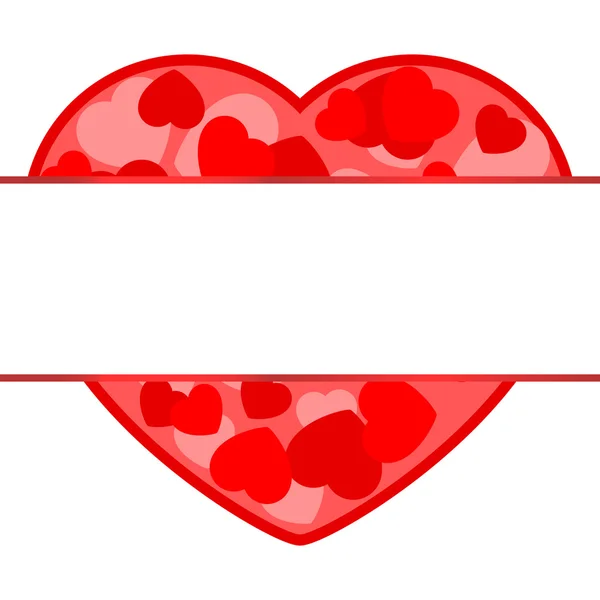 Valentines Day  Card — Stock Vector