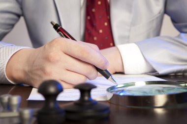 Noter belgeleri bizim ofisten işaretleri
