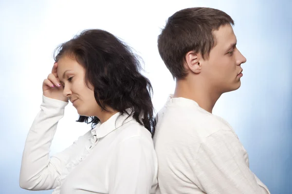 Young couple quarreling — Stock Photo, Image