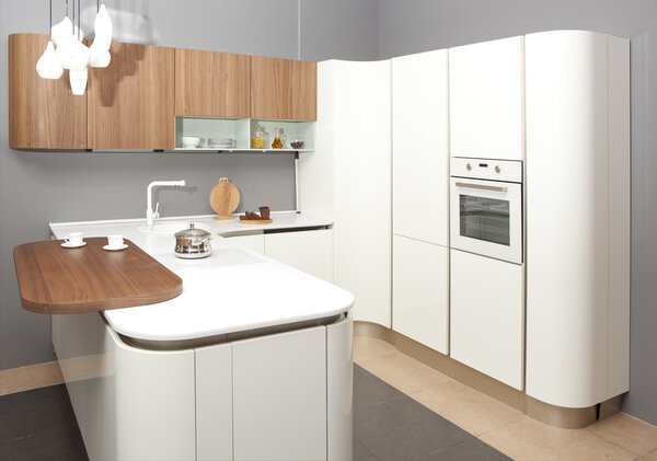 Modern kitchen in the new house