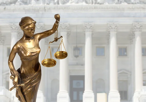 Justice statue — Stock Photo, Image