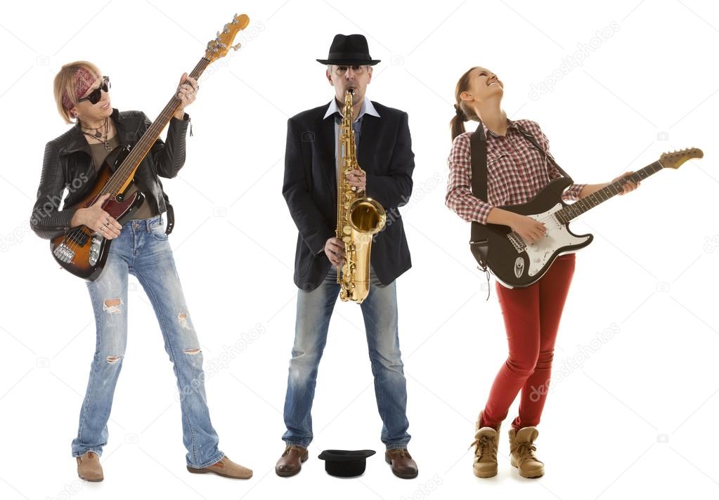 The trio of musicians