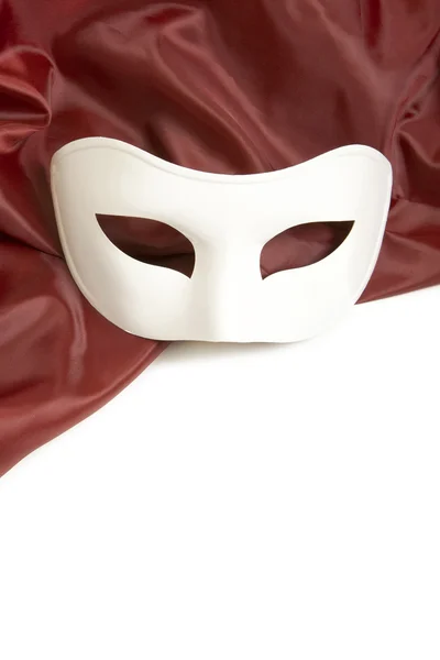 白い演劇マスク — ストック写真