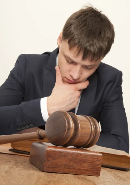 Adwokat w sądzie — Zdjęcie stockowe