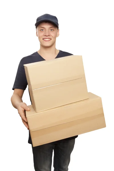 Delivery man portrait — Stock Photo, Image
