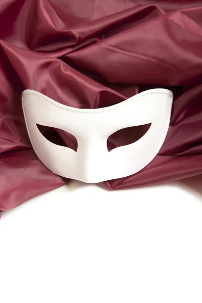 White theatrical mask — Stock Photo, Image